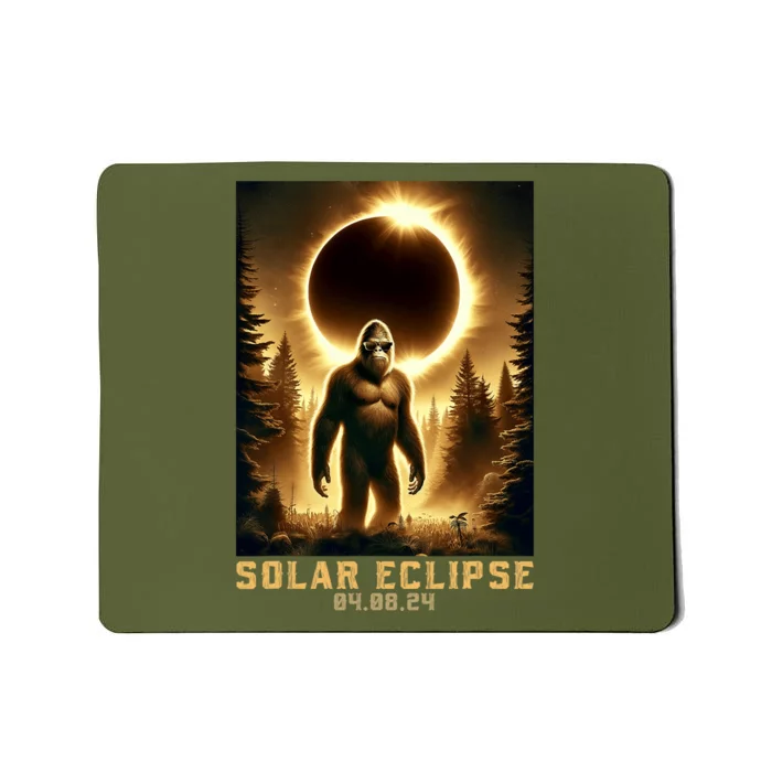 Bigfoot Totality April 8 2024 Total Solar Eclipse Mousepad