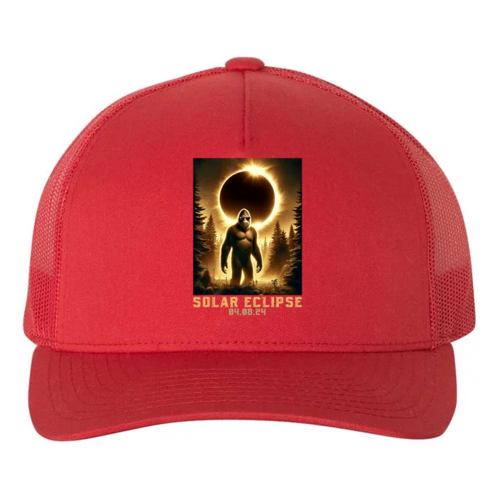 Bigfoot Totality April 8 2024 Total Solar Eclipse Yupoong Adult 5-Panel Trucker Hat