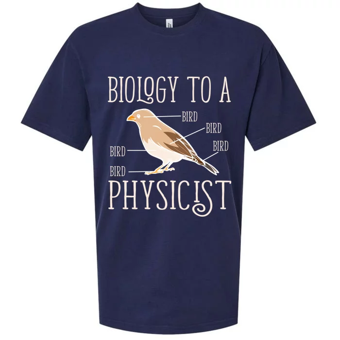 Biology To A Physicist Funny Physics Funny Gift Sueded Cloud Jersey T-Shirt