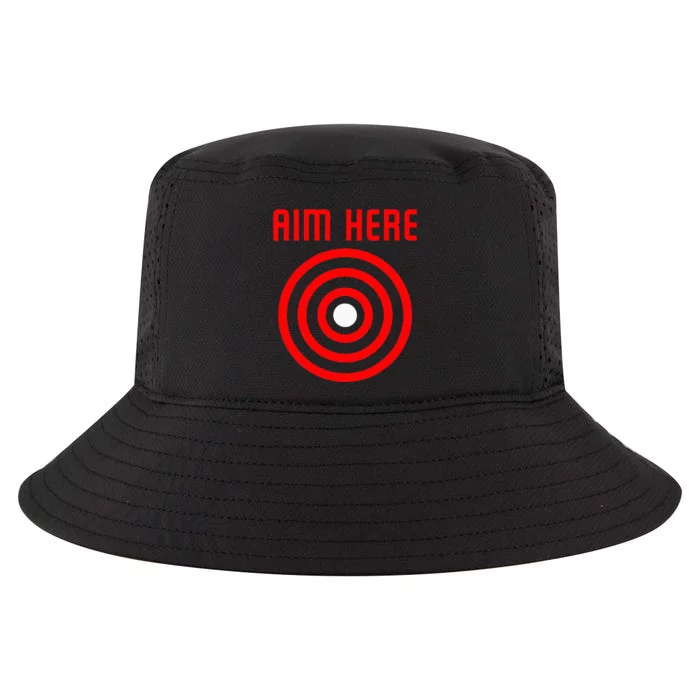 Bullseye Target Aim Here Cool Comfort Performance Bucket Hat