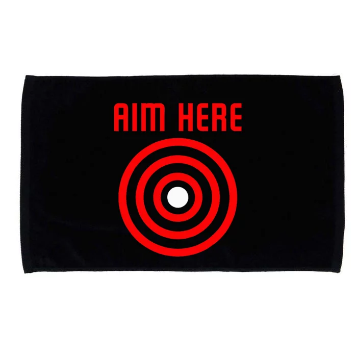 Bullseye Target Aim Here Microfiber Hand Towel