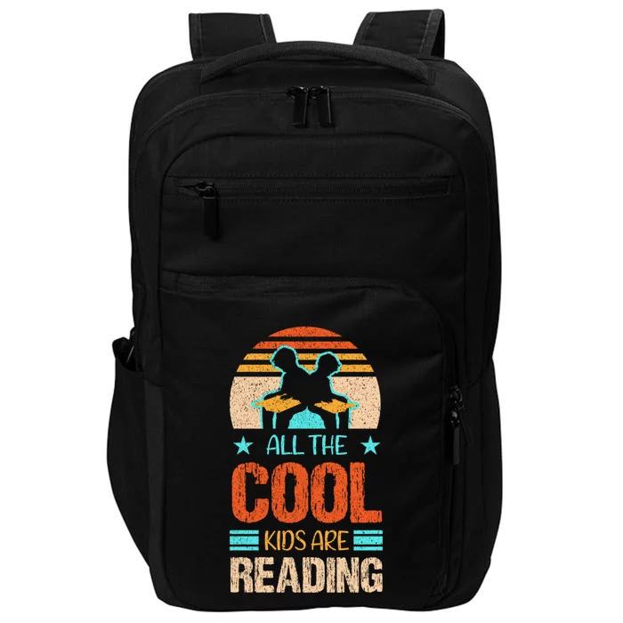 Bookaholic Teachers All The Cool Are Reading Books Read Meaningful Gift Impact Tech Backpack