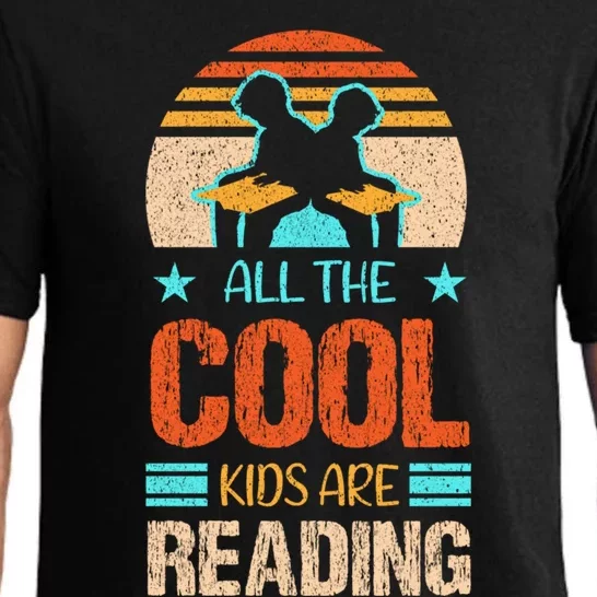 Bookaholic Teachers All The Cool Are Reading Books Read Meaningful Gift Pajama Set