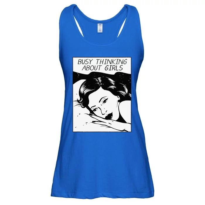 Busy Thinking About Ladies Essential Flowy Tank