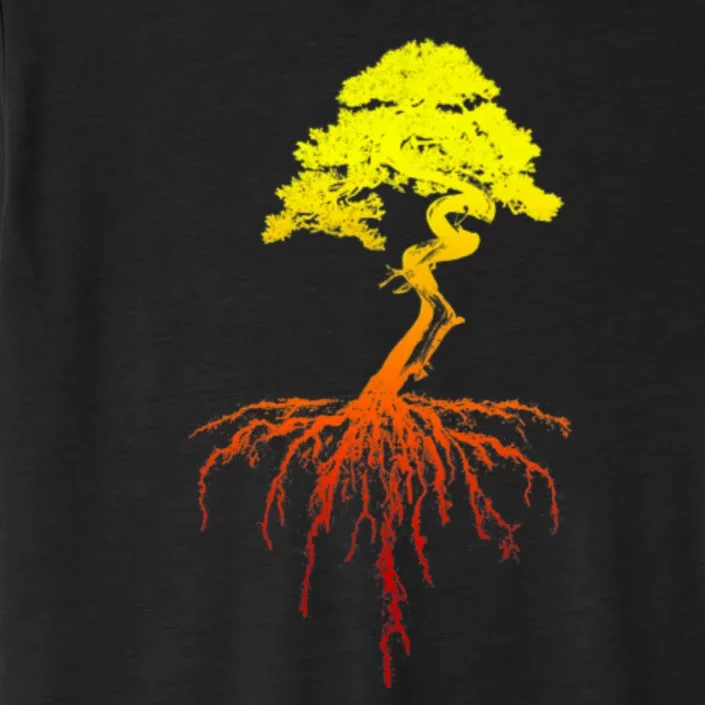 Bonsai Tree Art Sunset ChromaSoft Performance T-Shirt