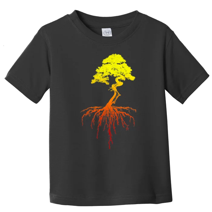 Bonsai Tree Art Sunset Toddler T-Shirt