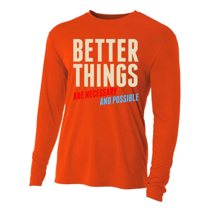 Better Things Are Necessary And Possible Cooling Performance Long Sleeve Crew