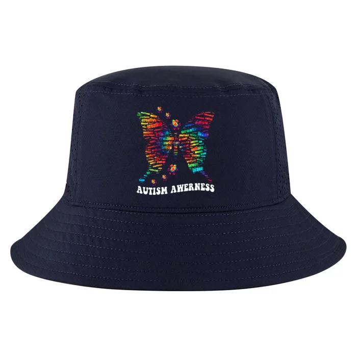 Butterfly Tree Autism Love Accept Support Autism Month Funny Gift Cool Comfort Performance Bucket Hat