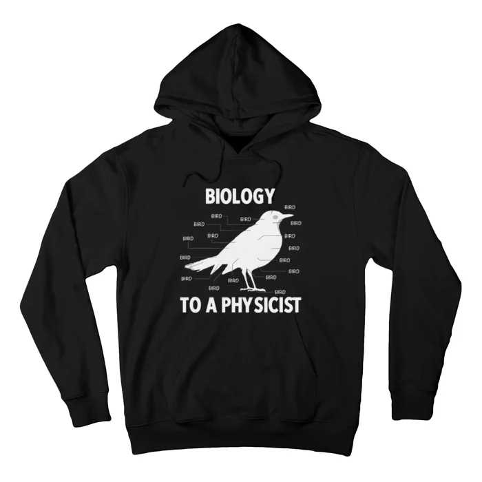 Biology To A Physicist Funny Physics Hoodie