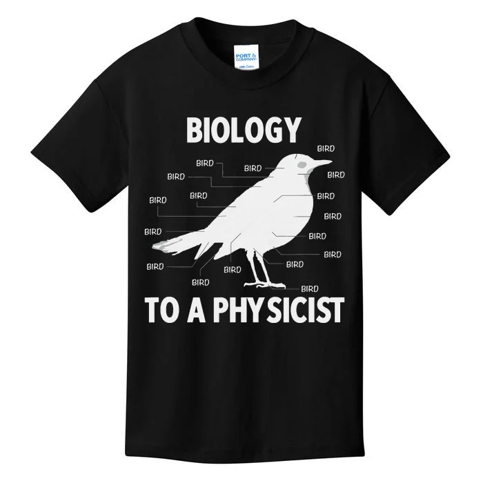 Biology To A Physicist Funny Physics Kids T-Shirt