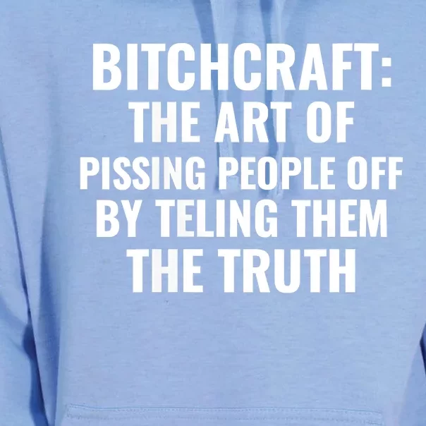 Bitchcraft The Art Of Pissing People Off Funny Sarcastic Unisex Surf Hoodie