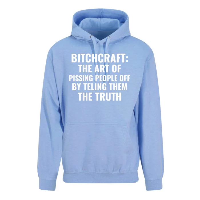 Bitchcraft The Art Of Pissing People Off Funny Sarcastic Unisex Surf Hoodie