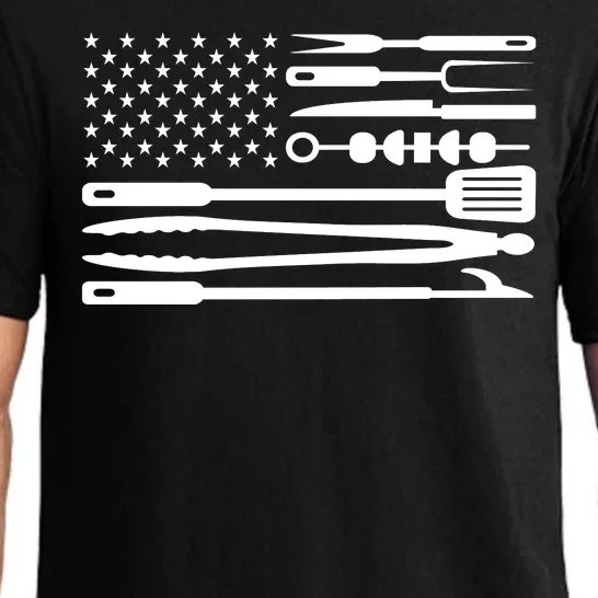 BBQ Tools American Flag Pajama Set