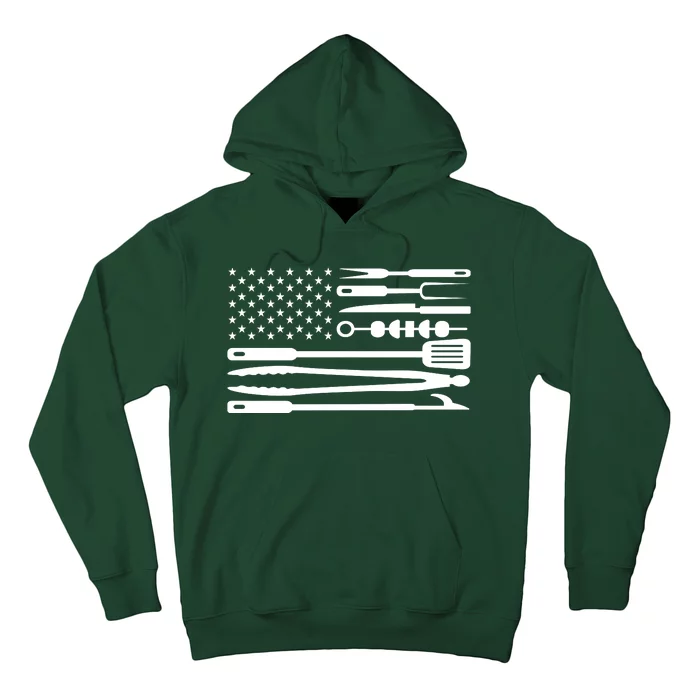 BBQ Tools American Flag Hoodie