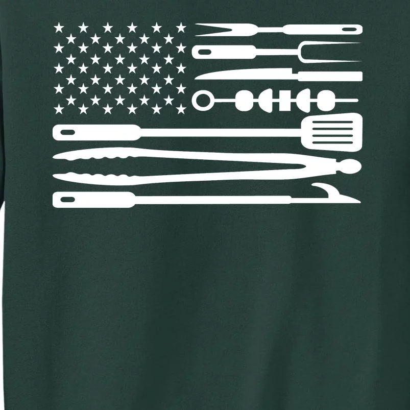 BBQ Tools American Flag Sweatshirt