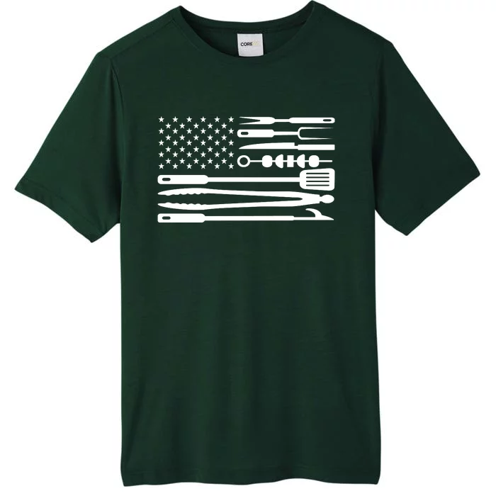 BBQ Tools American Flag ChromaSoft Performance T-Shirt