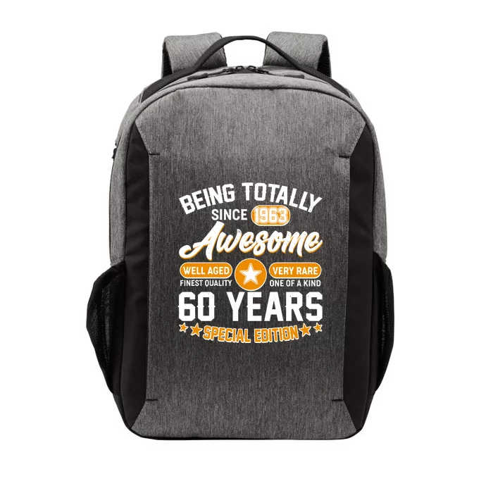 Being Totally Awesome Special Edition Since 1963 60 Years Birthday Vector Backpack