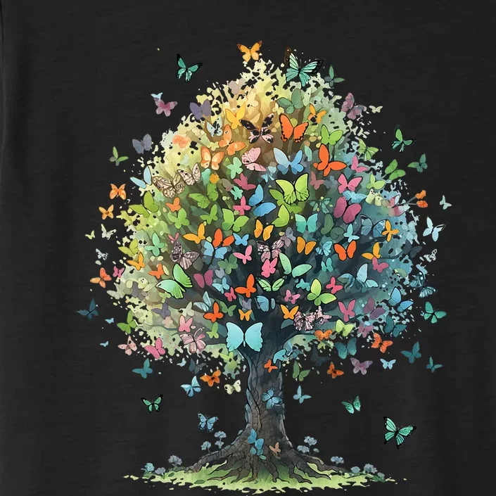 Butterfly Tree Aesthetics Butterflies Beautiful Aesthetics ChromaSoft Performance T-Shirt