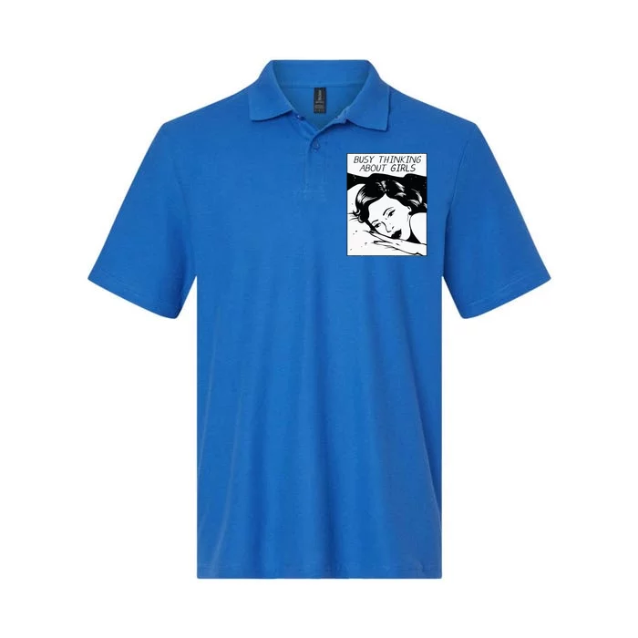 Busy Thinking About Softstyle Adult Sport Polo