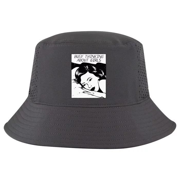 Busy Thinking About Cool Comfort Performance Bucket Hat