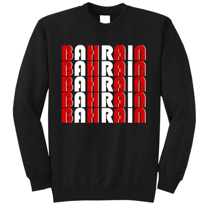 Bahrain Typography Tall Sweatshirt