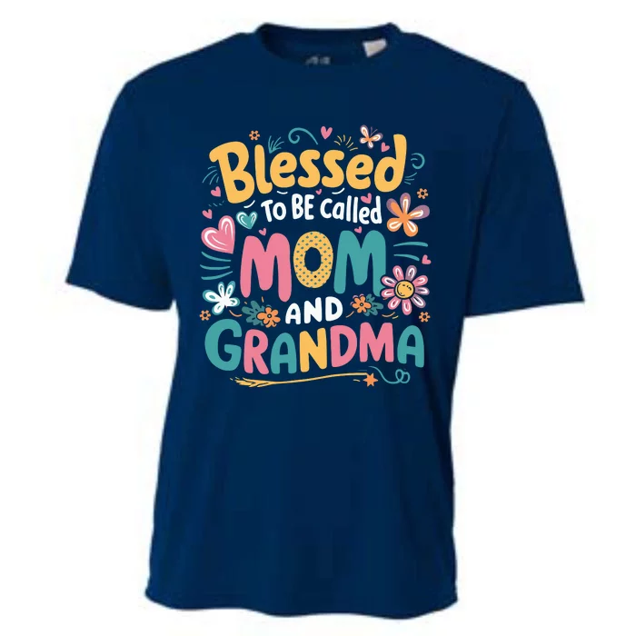 Blessed To Be Called Mom Grandma MotherS Day Wo Cooling Performance Crew T-Shirt