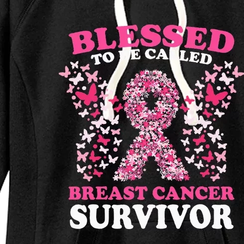 Blessed To Be Called Breast Cancer Survivor Women's Fleece Hoodie