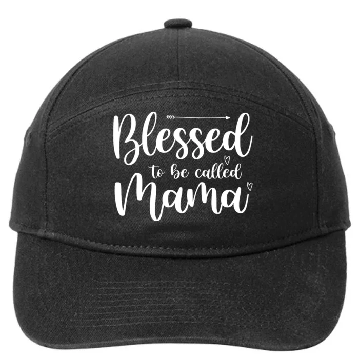 Blessed To Be Called Mama 7-Panel Snapback Hat