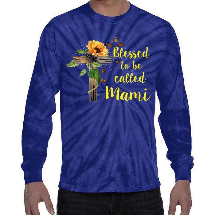 Blessed To Be Called Mami Tie-Dye Long Sleeve Shirt