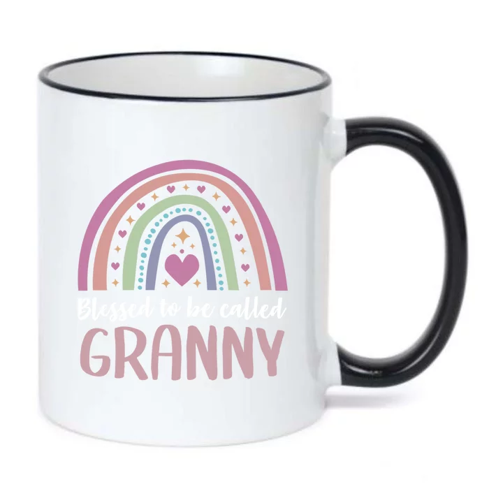 Blessed To Be Called Granny Mother's Day Granny Gift Black Color Changing Mug