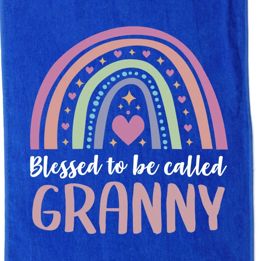 Blessed To Be Called Granny Mother's Day Granny Gift Platinum Collection Golf Towel