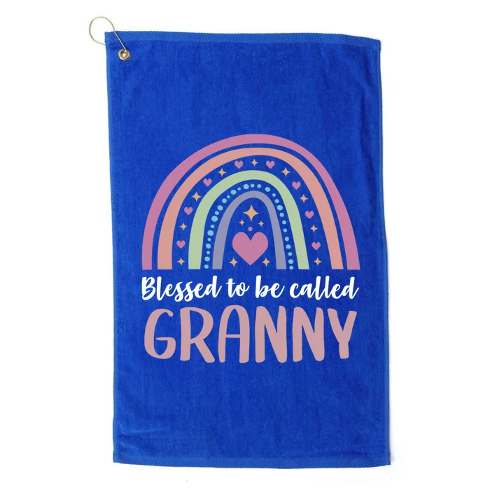 Blessed To Be Called Granny Mother's Day Granny Gift Platinum Collection Golf Towel