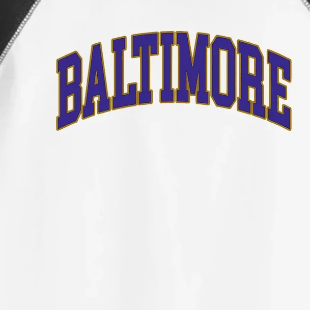 Baltimore Text Toddler Fine Jersey T-Shirt