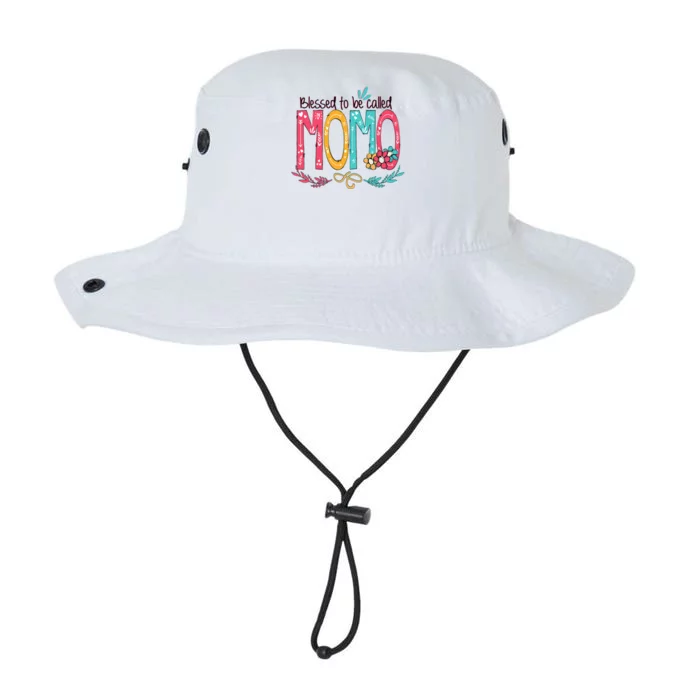 Blessed To Be Called Momo Colorful Grandma Legacy Cool Fit Booney Bucket Hat