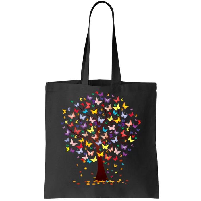 Butterfly Tree Beautiful Autumn Thanksgiving Gifts Tote Bag