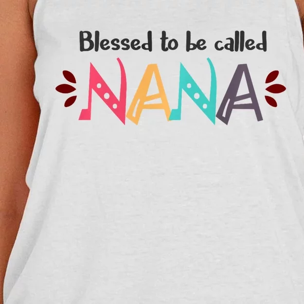 Blessed To Be Called Nana Women's Knotted Racerback Tank