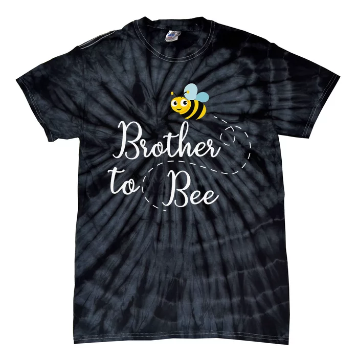 Brother To Bee Cute Pregnancy Announcement Tie-Dye T-Shirt