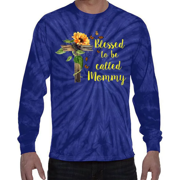 Blessed To Be Called Mommy Tie-Dye Long Sleeve Shirt