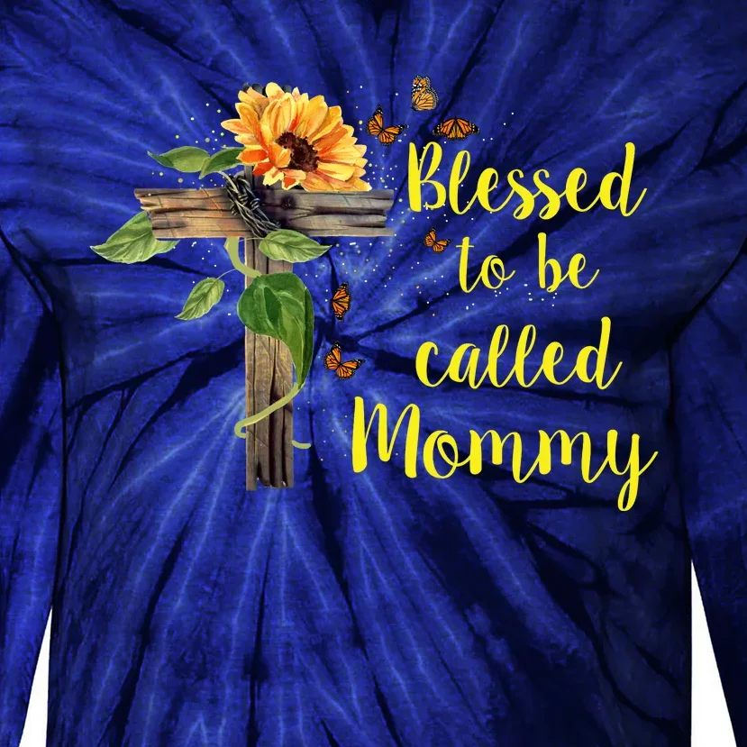 Blessed To Be Called Mommy Tie-Dye Long Sleeve Shirt