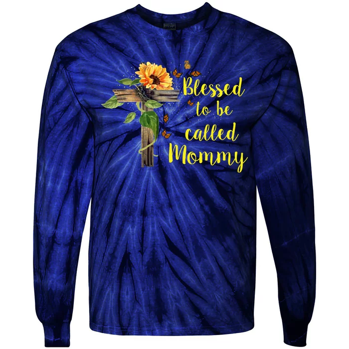 Blessed To Be Called Mommy Tie-Dye Long Sleeve Shirt