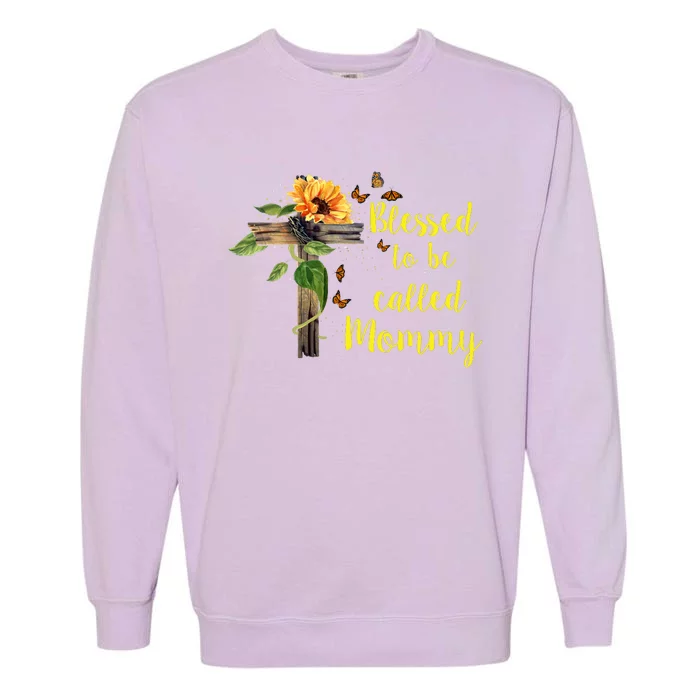 Blessed To Be Called Mommy Garment-Dyed Sweatshirt