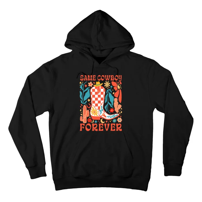 Bride To Be Howdy Western Bachelorette Same Cowboy Forever Hoodie