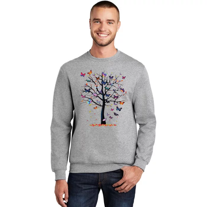 Butterfly Tree Beautiful Tall Sweatshirt