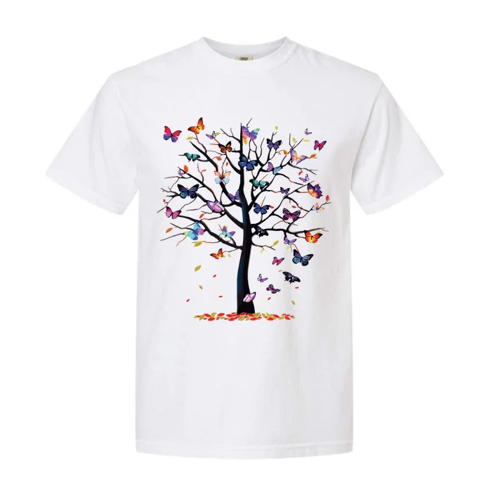 Butterfly Tree Beautiful Garment-Dyed Heavyweight T-Shirt