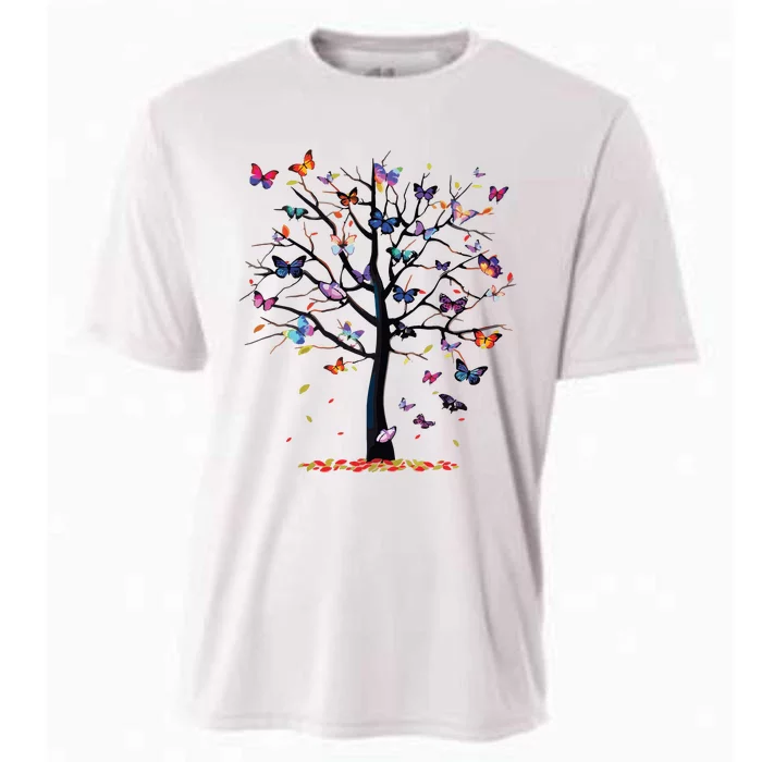 Butterfly Tree Beautiful Cooling Performance Crew T-Shirt