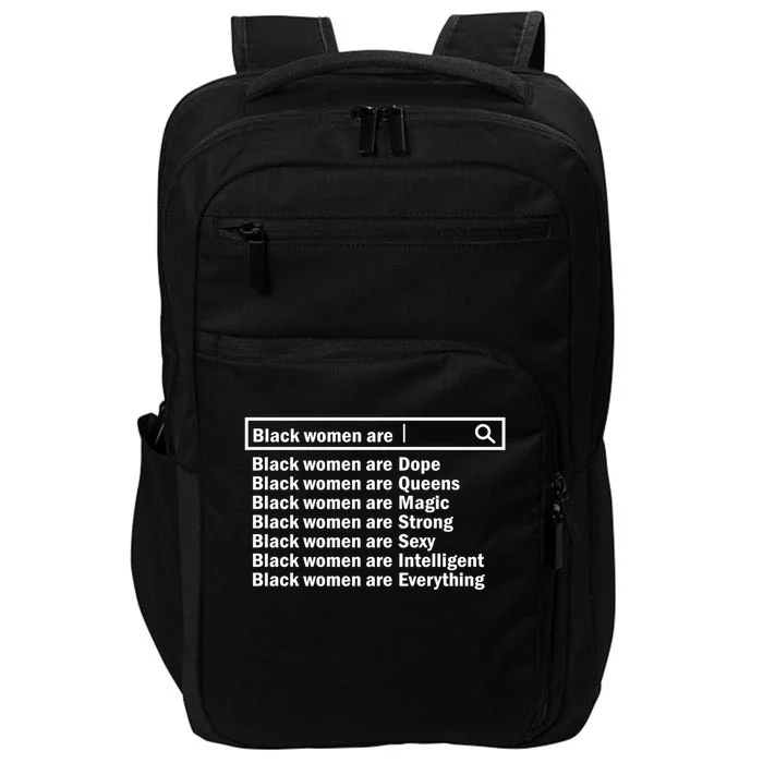 Black Tee Black Queen Black Pride Black Magic Cool Gift Impact Tech Backpack