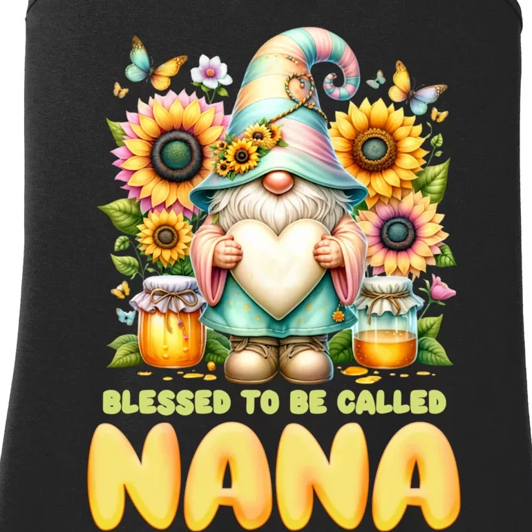 Blessed To Be Called Nana Sunflower Grandma MotherS Day Ladies Essential Tank