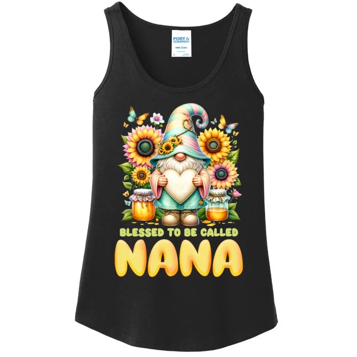 Blessed To Be Called Nana Sunflower Grandma MotherS Day Ladies Essential Tank