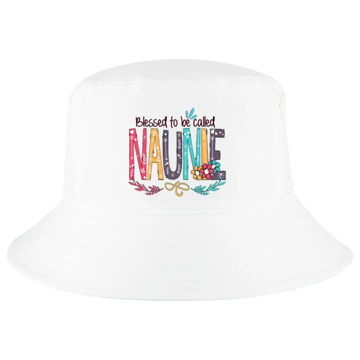 Blessed To Be Called Naunie Colorful Grandma Cool Comfort Performance Bucket Hat