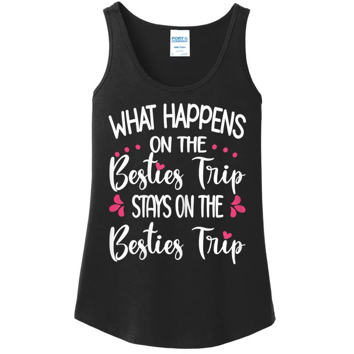 Besties Trip Best Friend Vacation Travel Girl S Squad Ladies Essential Tank